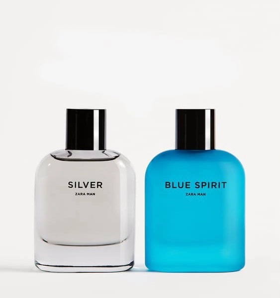 ZARA MAN SILVER - BLUE SPIRIT